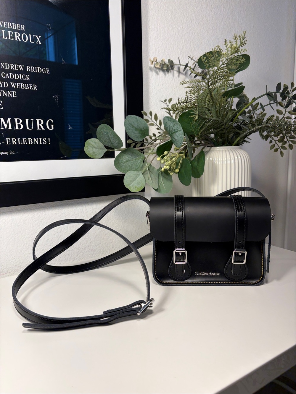 Dr Martens Mini Smooth Leather Crossbody Satchel